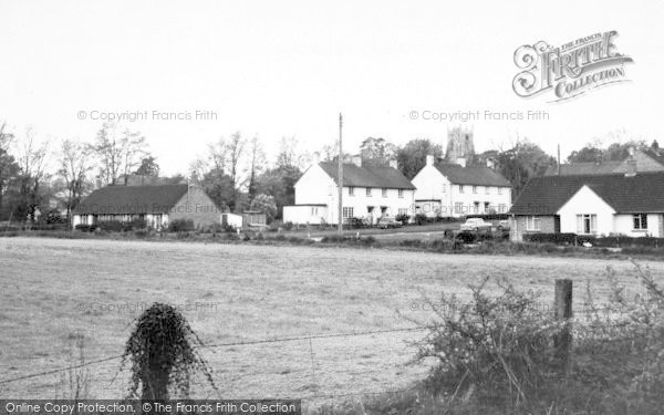 Photo of Great Yeldham, Church Fields c.1960