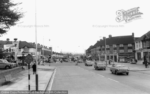 Photo of Greenford, Crossroads c.1965