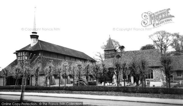 Photo of Greenford, Holy Cross Churches c.1955