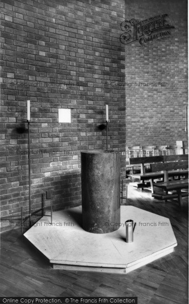 Photo of Greenhill, St Peter's Church, The Font c.1955