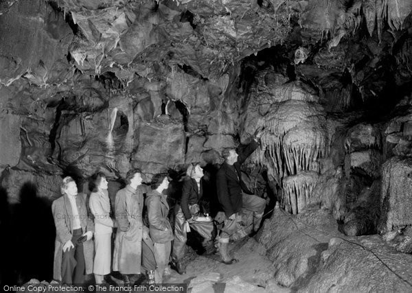 Photo of Greenhow Hill, The Organ, Stump Cross Cavern c.1955