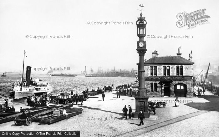 Photo of Greenock, Custom House Quay 1897