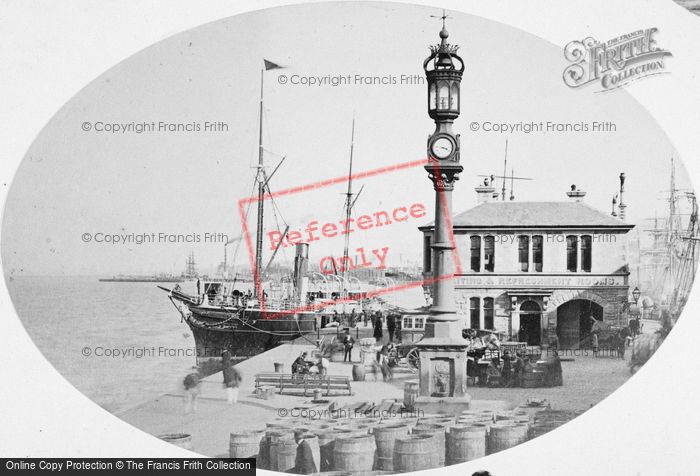 Photo of Greenock, Custom House Quay c.1875