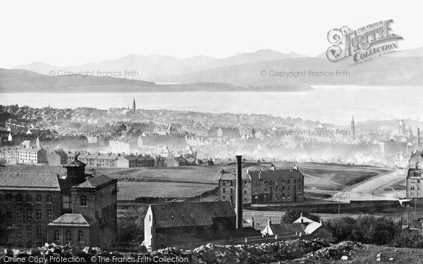 Photo of Greenock, from Whinhill 1899