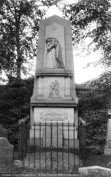 Photo of Greenock, Highland Mary's Memorial 1904