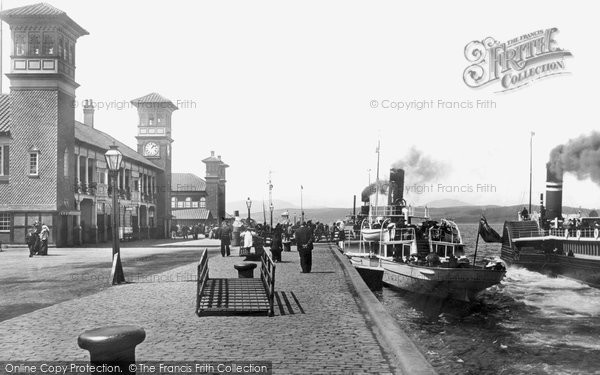 Photo of Greenock, Pier And Steamers 1897