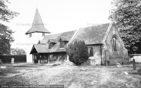 Photo of Greensted, St Andrew's Church c.1955