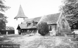 St Andrew's Church c.1955, Greensted