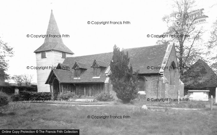 Photo of Greensted, The Church c.1955