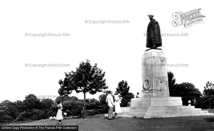 Photo of Greenwich, The Statue Of General James Wolfe 1951