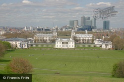 The View From Greenwich Park, Looking North To Canary Wharf 2005, Greenwich