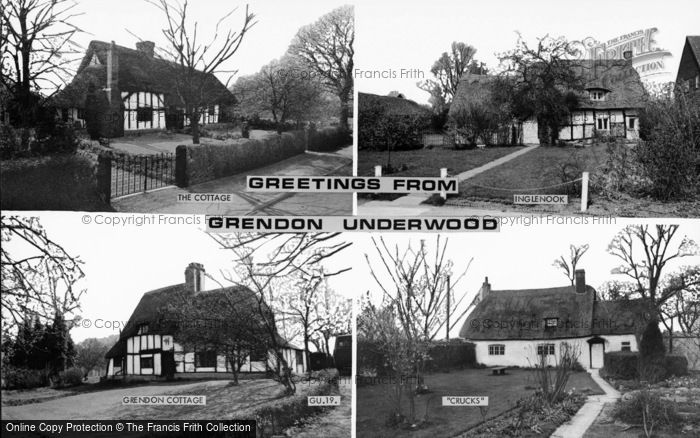 Photo of Grendon Underwood, Composite c.1965
