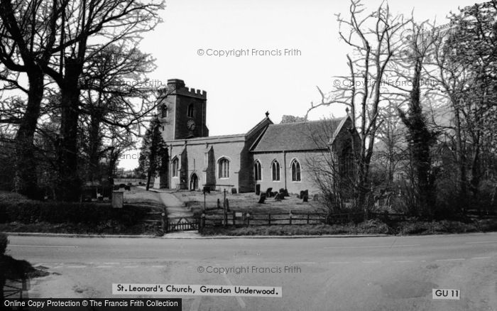 Photo of Grendon Underwood, St Leonard's Church c.1965