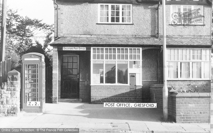Photo of Gresford, Post Office c.1960