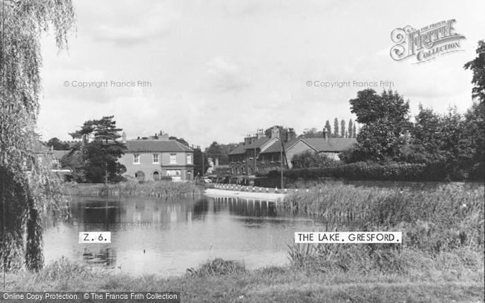 Photo of Gresford, The Lake c.1960