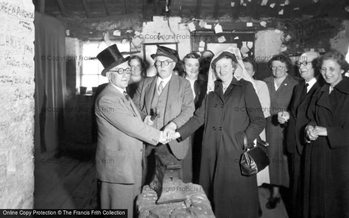 Photo of Gretna Green, An Anvil Wedding c.1940