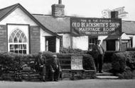 Men At The Old Smithy c.1940, Gretna Green