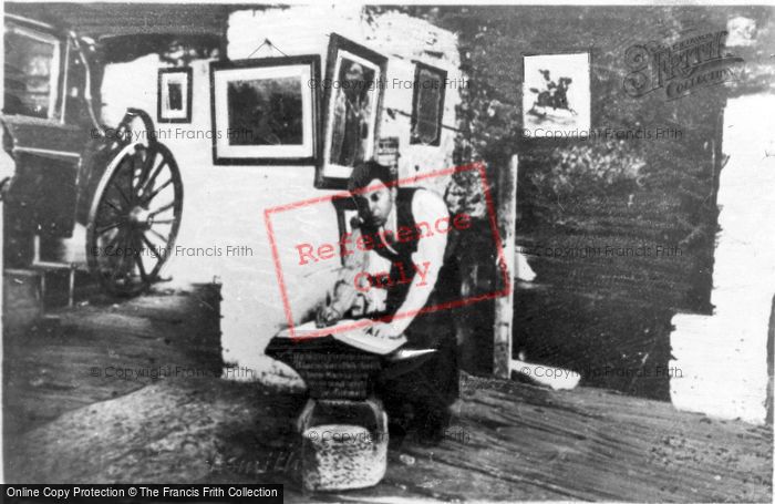 Photo of Gretna Green, Old Smithy, Priest, Register And Anvil 1930