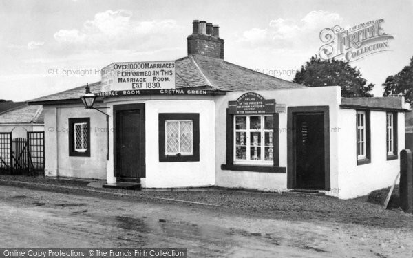 Photo of Gretna Green, Old Toll Bar, First House In Scotland c.1940