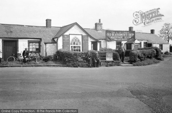 Photo of Gretna Green, The Old Smithy c.1940