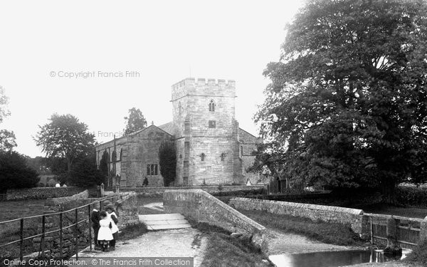 Photo of Greystoke, St Andrew's Church And Ford 1893