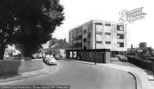Photo of Grimsby, Church Lane And Hampton House c.1965