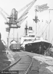Cranes, The Royal Docks c.1955, Grimsby