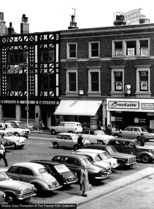 Photo of Grimsby, Crockatts Cleaners, Old Market Place 1964