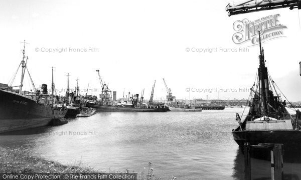 Photo of Grimsby, Fish Docks c.1955