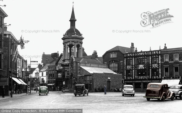 Photo of Grimsby, Market Place c.1955