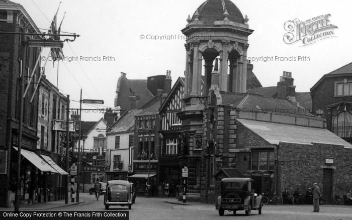 Photo of Grimsby, Market Place c.1955