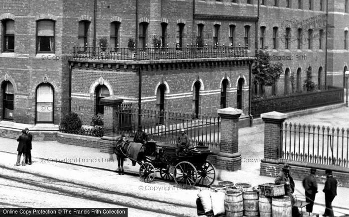 Photo of Grimsby, Outside The Royal Hotel 1890