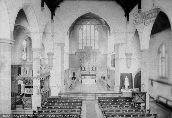 Photo of Grimsby, Roman Catholic Church Interior 1890