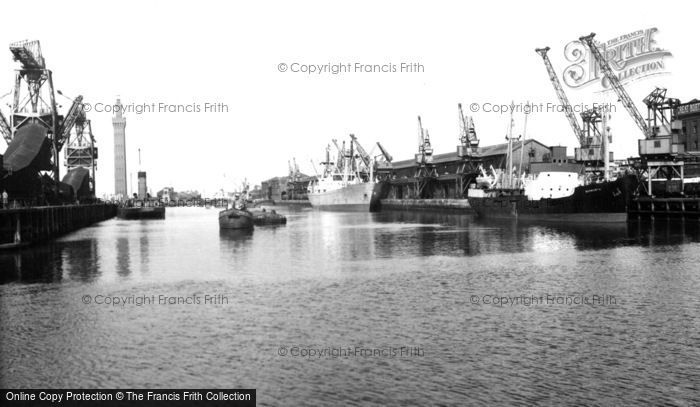 Photo of Grimsby, Royal Docks c.1955