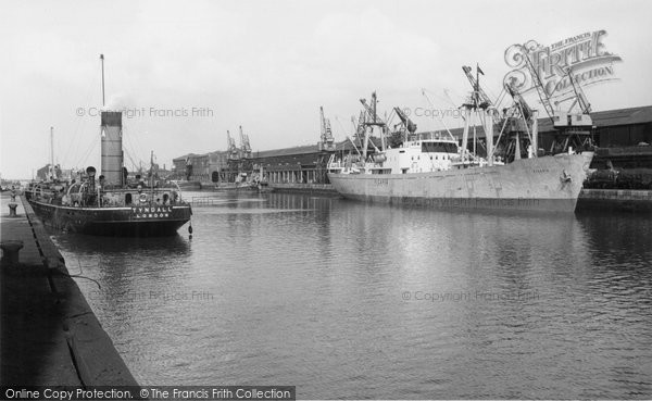 Photo of Grimsby, Royal Docks c.1955