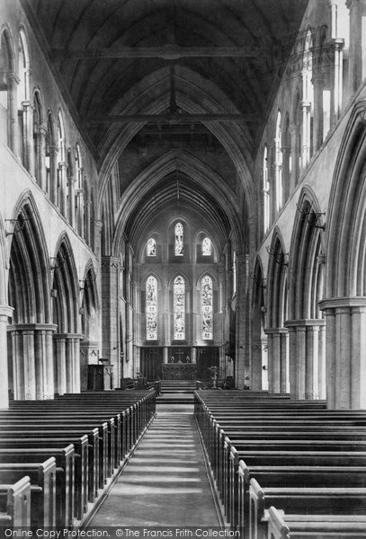 Photo of Grimsby, St James's Church Interior 1890