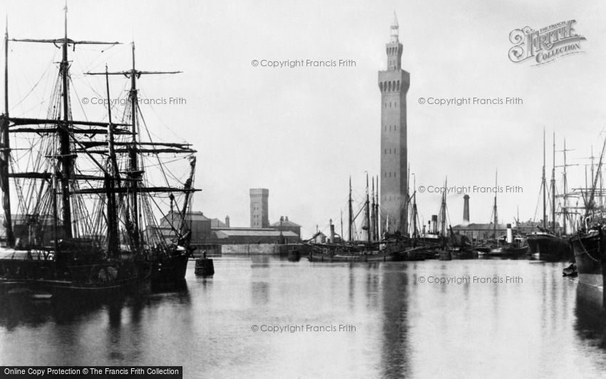 Grimsby, the Docks 1893