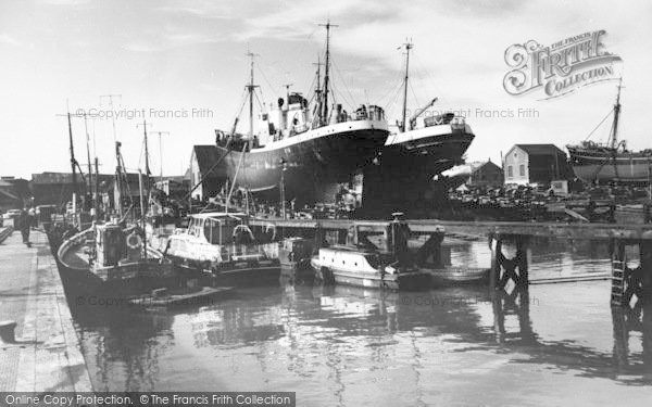 Photo of Grimsby, The Fish Docks c.1965