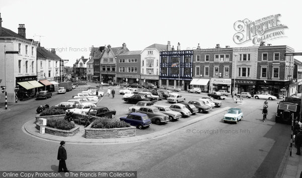 Photo of Grimsby, The Old Market Place c.1965