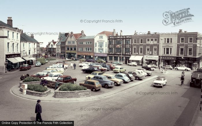 Photo of Grimsby, The Old Market Place c.1965