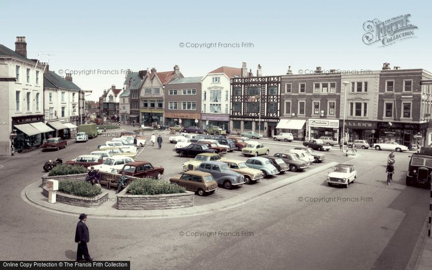 Grimsby, the Old Market Place c1965