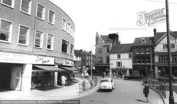 Photo of Grimsby, The Old Market Place c.1965