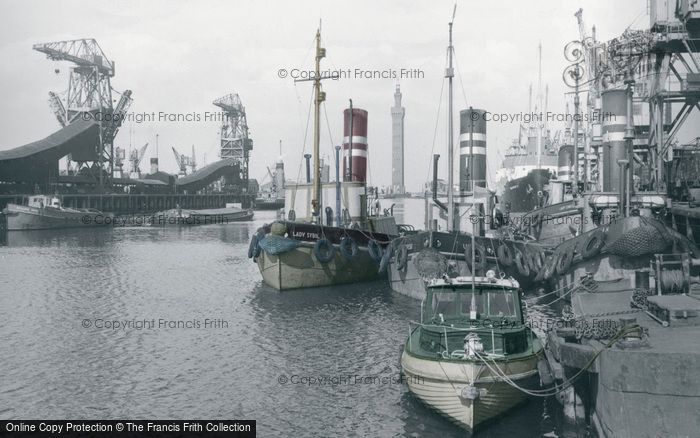 Photo of Grimsby, The Royal Dock c.1955