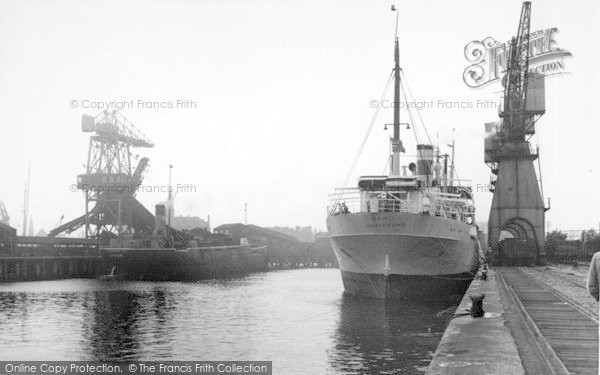 Photo of Grimsby, The Royal Docks c.1955
