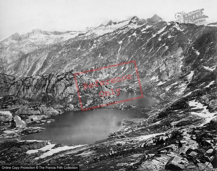 Photo of Grimsel Pass, Grimsel Lakes And Hospice c.1860