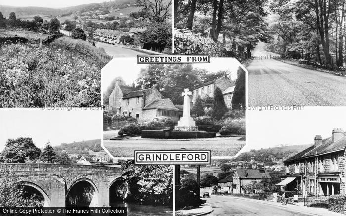 Photo of Grindleford, Composite c.1955