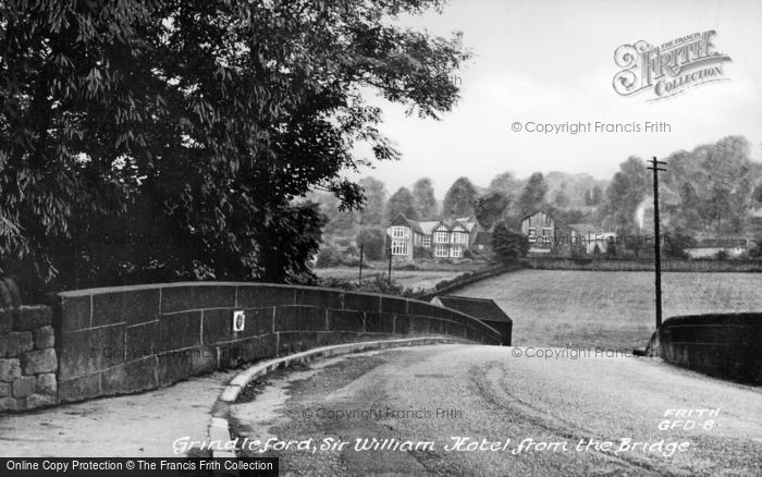 Photo of Grindleford, Sir William Hotel From The Bridge c.1960