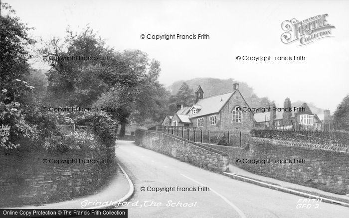 Photo of Grindleford, The School c.1955