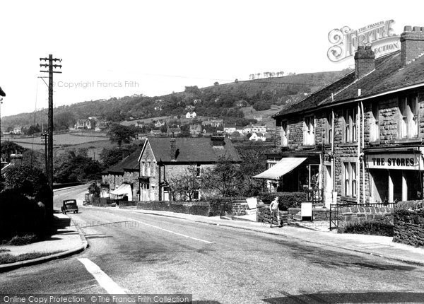 Photo of Grindleford, The Village c.1955