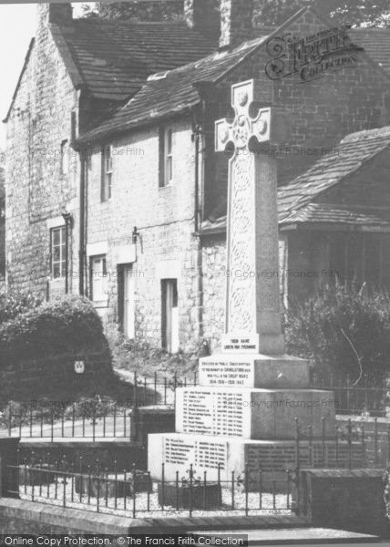 Photo of Grindleford, War Memorial c.1960
